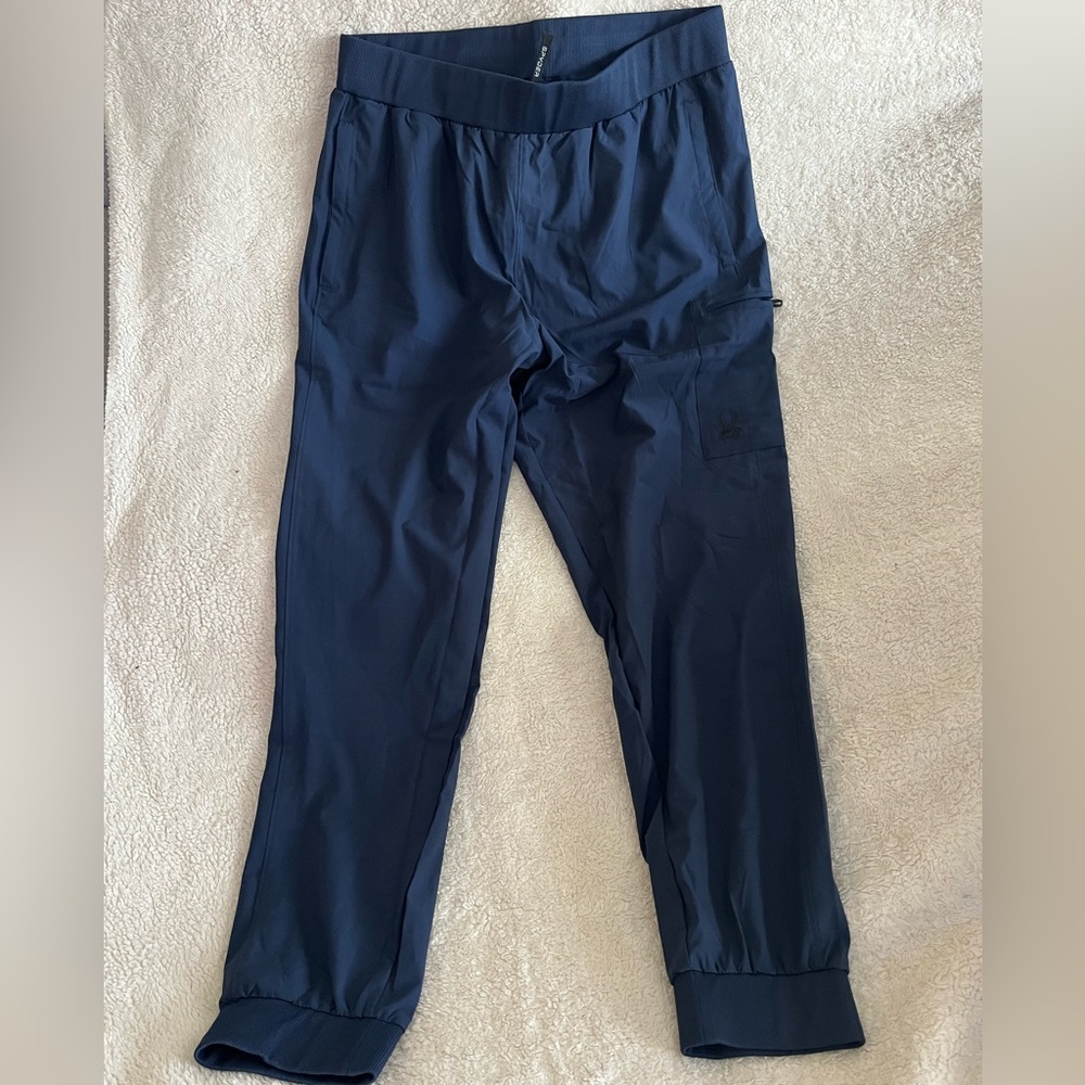 NWT- Men’s Spyder joggers in dark blue